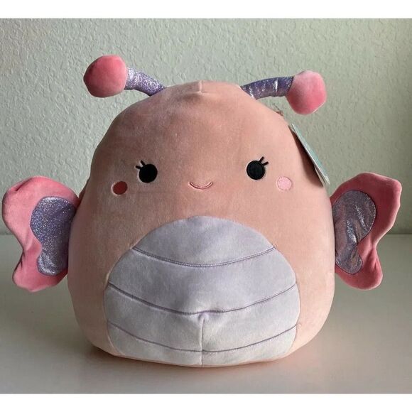 Squishmallow 12” Maribel The Pink Butterfly Soft Plush Kellytoy 2018 NWT - Picture 1 of 7